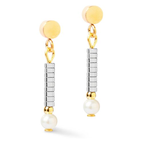 Boucles oreilles Boucles d'oreilles Edge et Grace argenté/doré - Coeur De Lion - Modalova