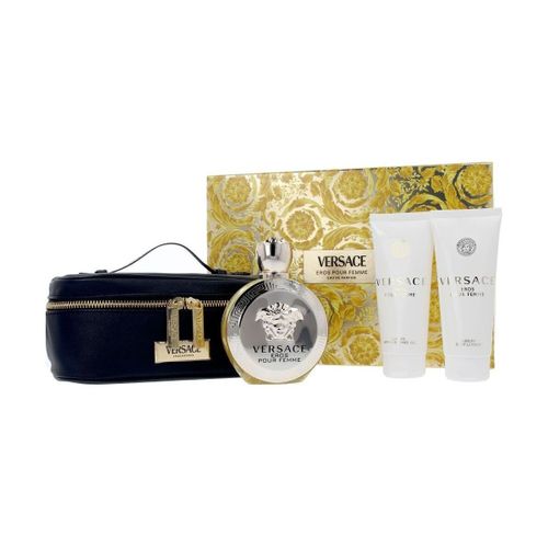 Cologne Set Eros - eau de parfum 100ml + Gel100ml + Locion 100ml - Versace - Modalova