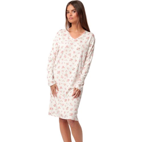 Robe Chemise de nuit manches longues Dots And Flowers - Admas - Modalova