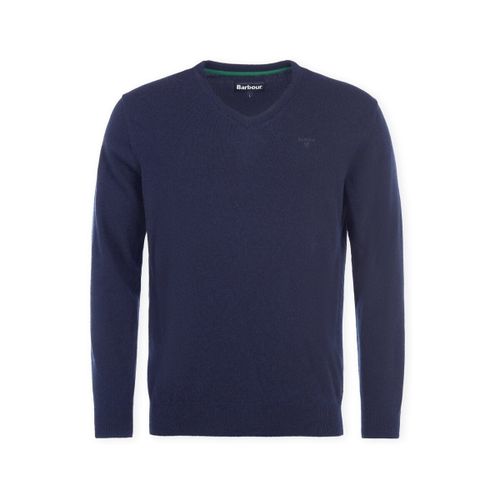 Pull Essential V-Neck Jumper - Navy - Barbour - Modalova