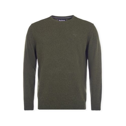 Pull Essential Crew Neck Jumper - Seaweed - Barbour - Modalova