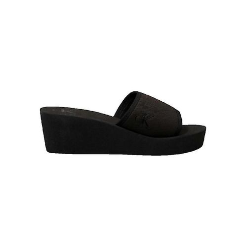 Mules Chaussures compensées Beach Wedge Slide noires - Calvin Klein Jeans - Modalova