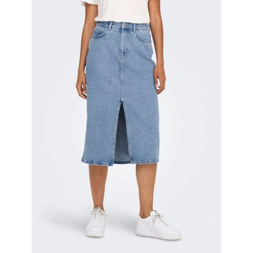 Jupes midi 15319268 BIANCA-LIGHT BLUE DENIM - Only - Modalova