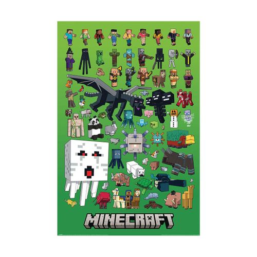 Affiches, posters 91 cm x 61 cm TA12870 - Minecraft - Modalova
