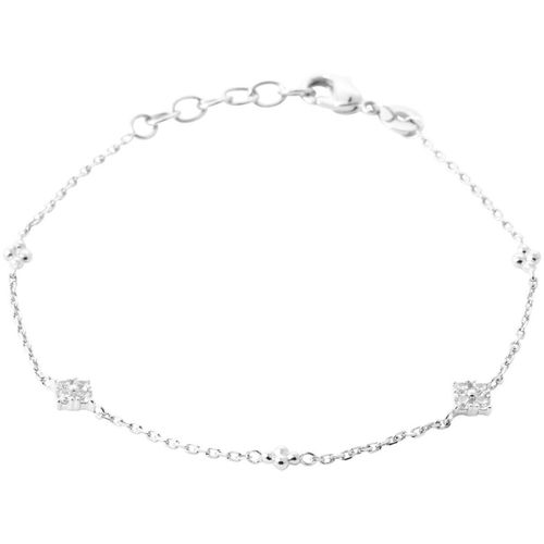 Bracelets Bracelet argent rhodié et oxydes blancs - Brillaxis - Modalova