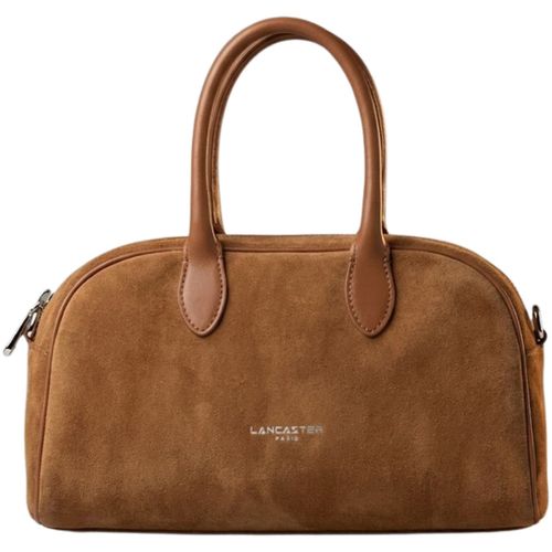 Sac à main Sac à main bowling Zippé M Suède Camel - LANCASTER - Modalova
