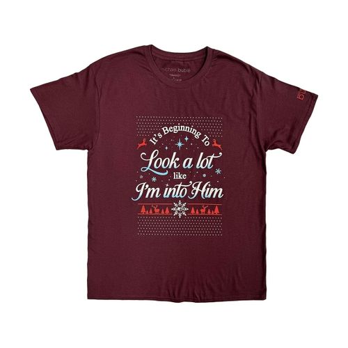 T-shirt Look A Lot Like I'm Into Him - Michael Buble - Modalova