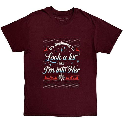 T-shirt Look A Lot Like I'm Into Her - Michael Buble - Modalova