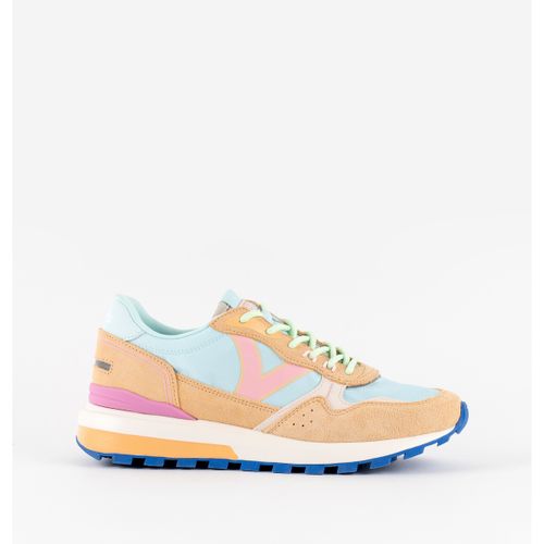 Baskets basses BASKET LUNA MULTICOLORE NYLON DAIM 1156115 - Victoria - Modalova