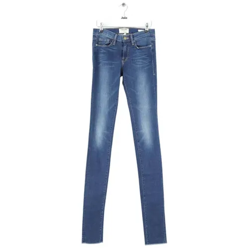 Jeans skinny Jean slim Forever karlie en coton bleu - Frame - Modalova