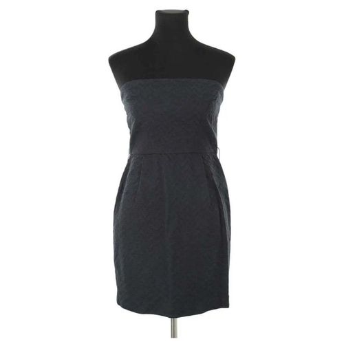 Robe courte Robe en coton bleue marine - Sandro - Modalova