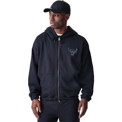 Veste Nba Linear Fz Hoodie Chibul Blk - New-Era - Modalova