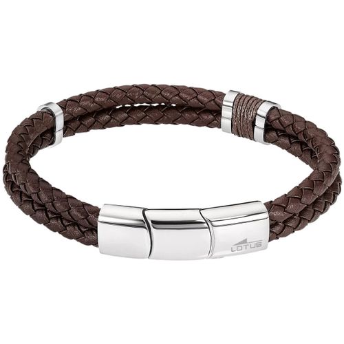 Bracelets Bracelet Style cuir marron - Lotus - Modalova