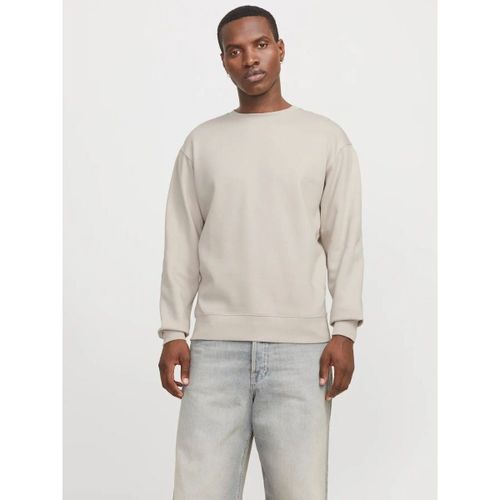 Pull 12208182 CREW NECK-MOONBEAM - Jack & Jones - Modalova