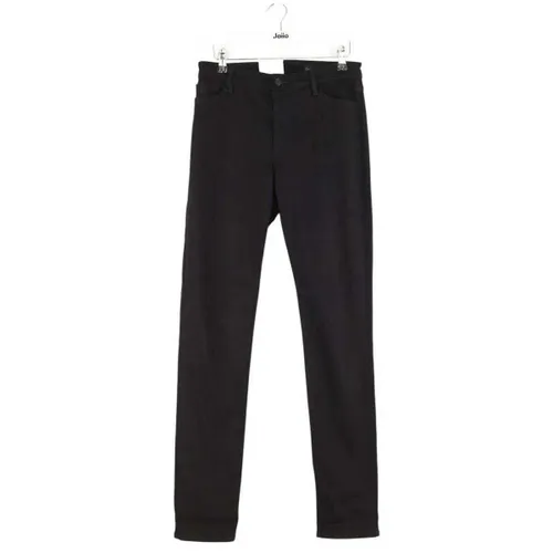 Jeans Jean slim Cigarette en coton noir - Emporio Armani - Modalova