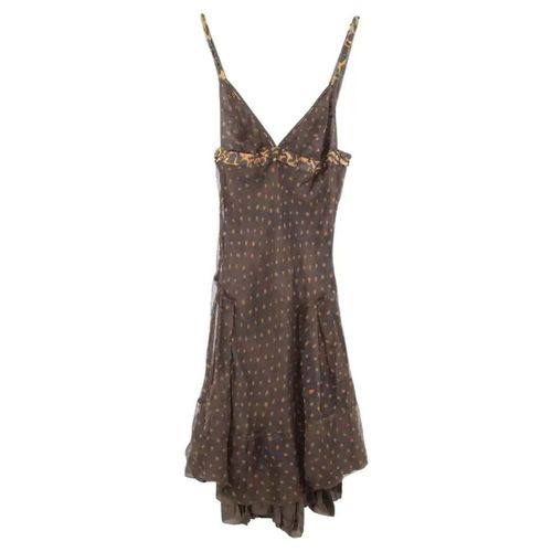 Robe BOSS Robe en lin marron - BOSS - Modalova