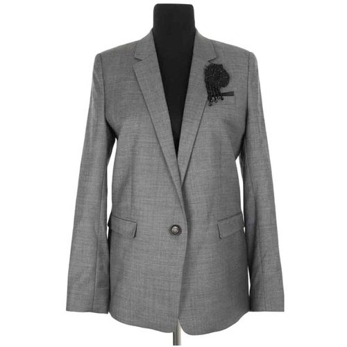 Veste Blazer en laine gris - The Kooples - Modalova