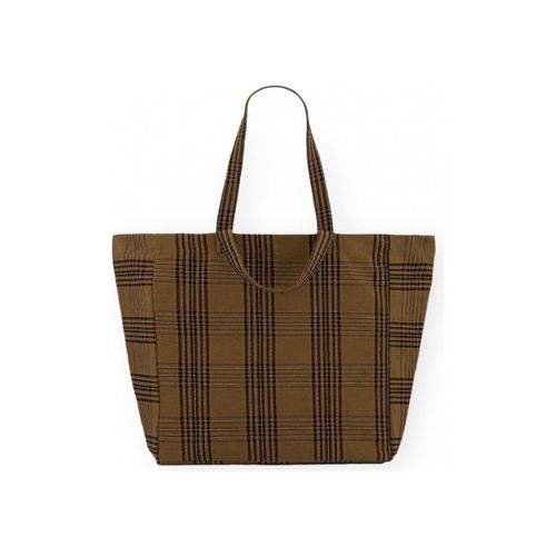 Cabas Tote Bag Elisa - Tartan - Rose In April - Modalova