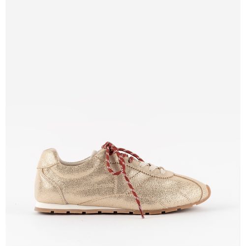 Baskets basses BASKET ASTER CUIR MÉTAL 1159101 - Victoria - Modalova
