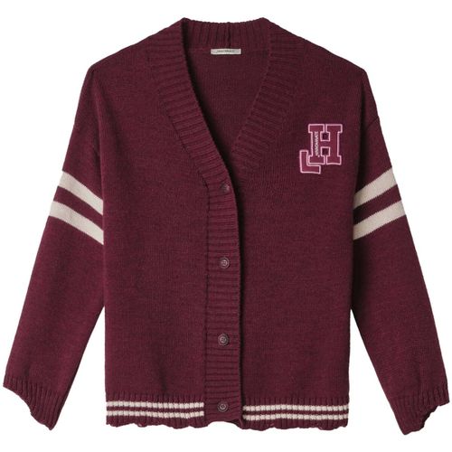 Gilet Cardigan Con Rotture, Righe E Patch College - Hinnominate - Modalova