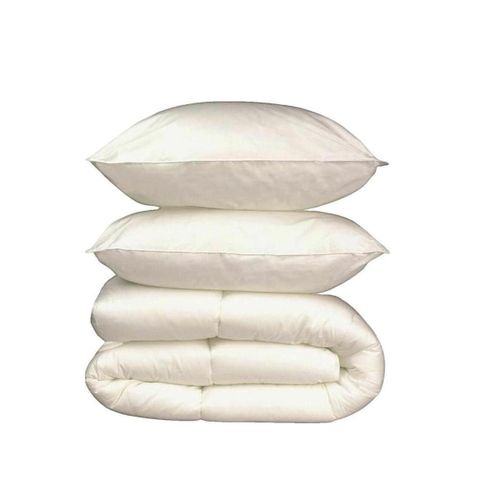 Parures de lit Pack linge de lit Microfibre blanc 200x200 cm - Bigbuy - Modalova