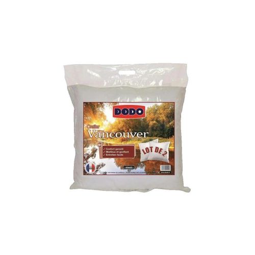Oreillers / Traversins Oreillers VANCOUVER Lot de 2 60x60 cm Blanc - Dodo - Modalova