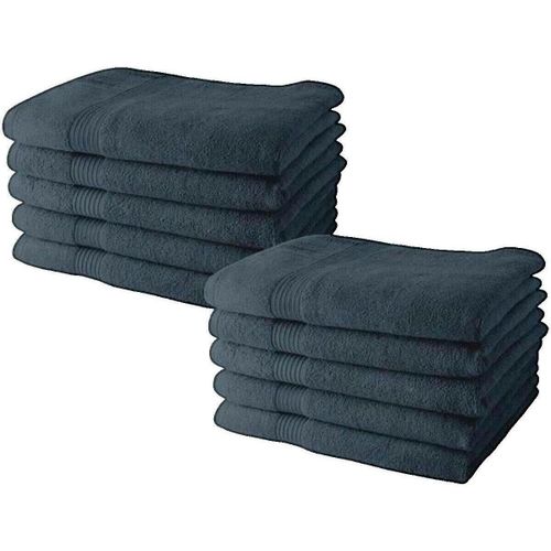 Serviettes et gants de toilette Serviettes de toilette en coton denim 10 pièces - Today - Modalova