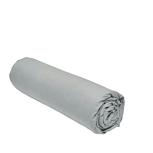 Draps housse Drap housse Essential en coton gris acier - Today - Modalova