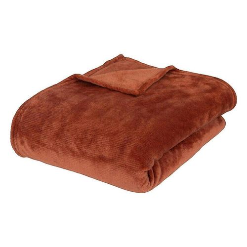 Plaids, jetés Plaid Ollis terracotta - Atmosphera - Modalova