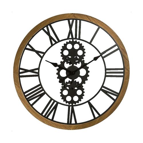 Horloges Horloge murale rétro-vintage 70 cm métallisé - Atmosphera - Modalova