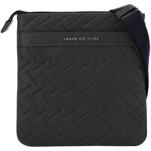 Sacoche Sac messager de marque intégrée - Armani Exchange - Modalova