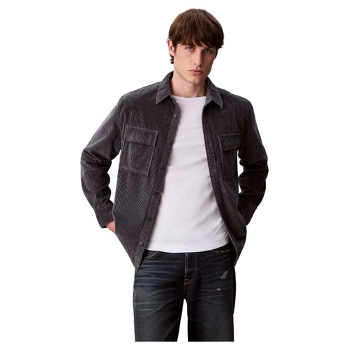 Chemise Chemise en velours Ref 67093 WD7 Gris - Calvin Klein Jeans - Modalova