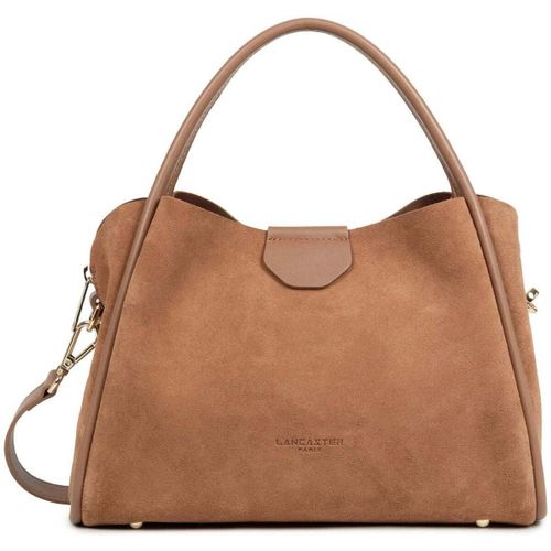 Sac à main Sac à main M Suède Ida 470-101 Moka - LANCASTER - Modalova
