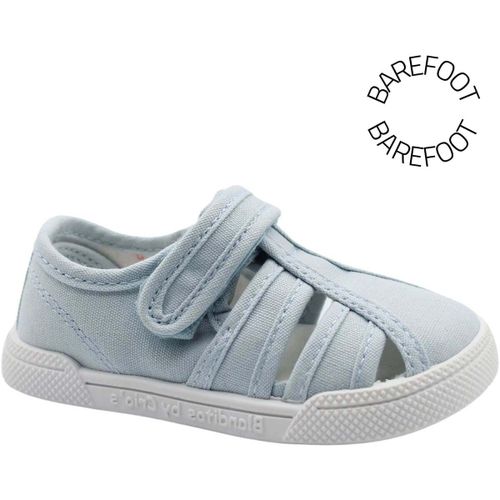 Sandales plates Baskets en toile Barefoot Mango Azul - Blanditos - Modalova