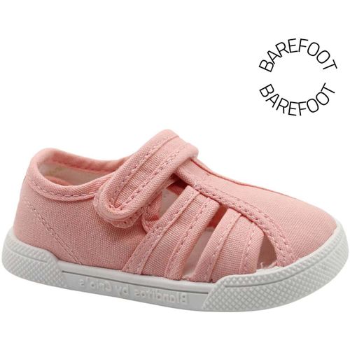 Sandales plates Baskets en toile Barefoot Mango Rosa - Blanditos - Modalova