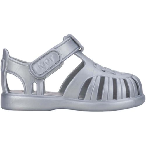 Sandales plates Sandales de Plage Tobby Metal Plata - IGOR - Modalova