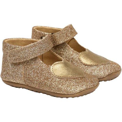 Chaussons bébé Chaussons Beginners Ballerina Heart Gold Glitter - Pom Pom - Modalova