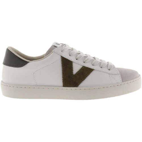 Baskets basses BERLIN PIEL SERRAJE KAKI - Victoria - Modalova
