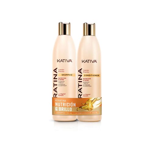 Shampooings Keratina Kit Shampooing 355 Ml + Après-shampoing - Kativa - Modalova