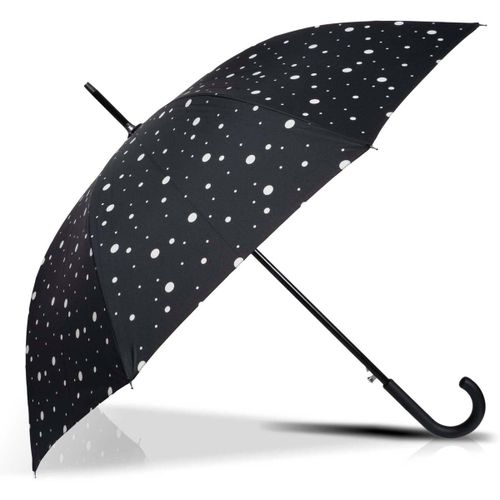 Parapluies Parapluie Canne Auto Pois Noir/Jaune - Isotoner - Modalova