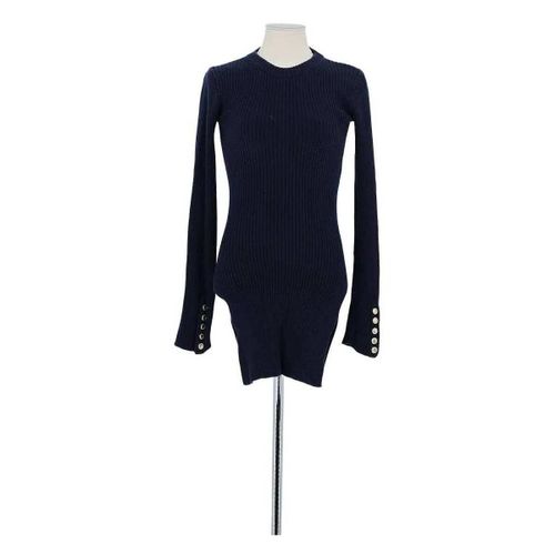 Robe courte Robe en coton bleue marine - Maje - Modalova