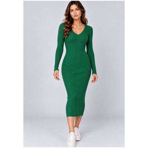 Robe Kebello Robe Col V F, Vert - Kebello - Modalova
