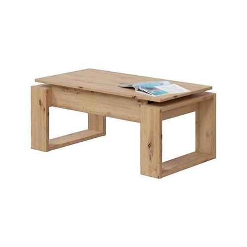 Tables basses Table basse Ciara à plateau relevable chêne - Bigbuy - Modalova