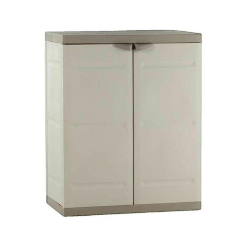 Rangements d'extérieur Armoire basse Modèle Beige clair - plastiken - Modalova