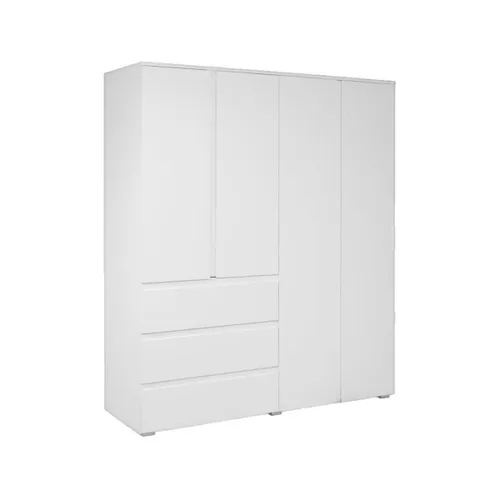 Armoires Armoire 4 portes 2 tiroirs blanche - Image - Modalova