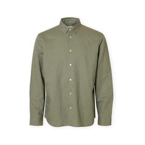 Chemise Noos Regclay Shirt - Vetiver - Selected - Modalova