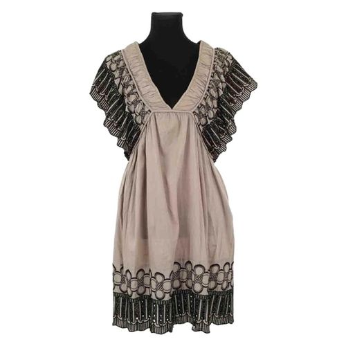 Robe courte Robe en coton grise - Antik Batik - Modalova