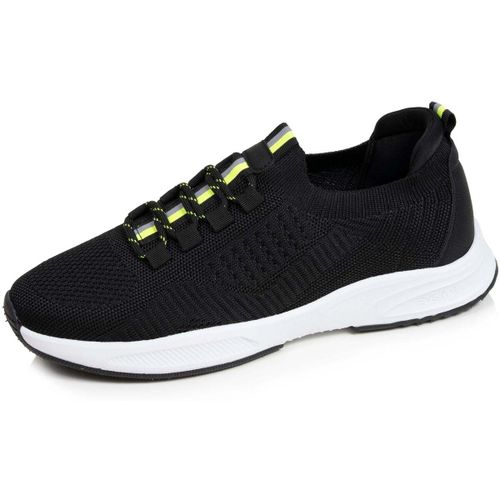 Baskets basses Basket Confort slip-on Noir/jaune - Isotoner - Modalova