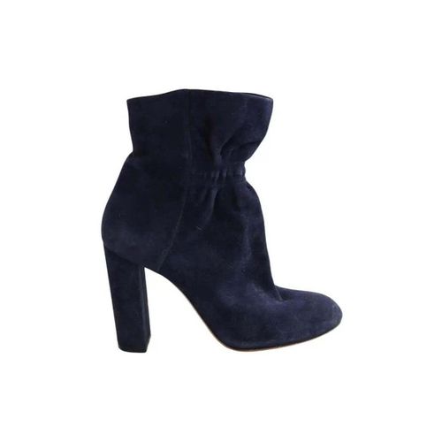 Bottines Chloe Boots en daim bleues - Chloe - Modalova