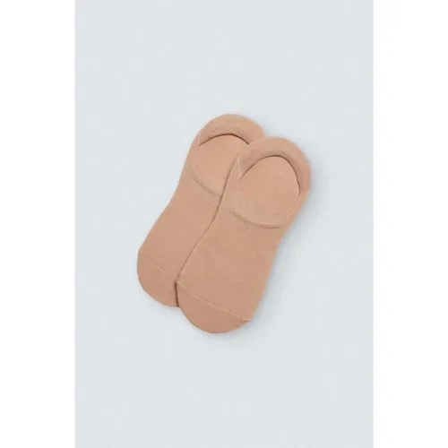 Chaussettes Pack de 3 pinkies unisexes beiges - Ysabel Mora - Modalova